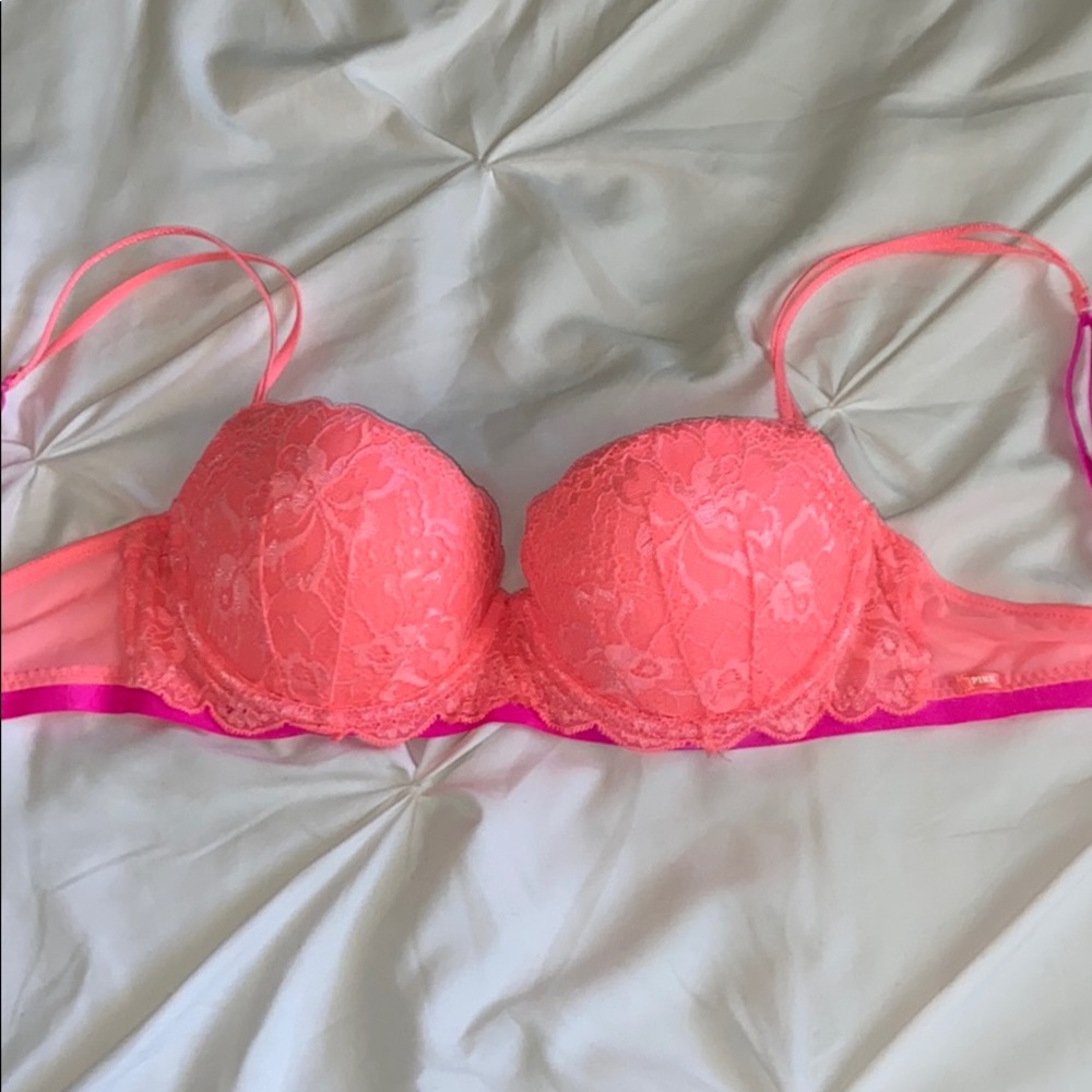 Victoria’s Secret PINK lace push-up bra